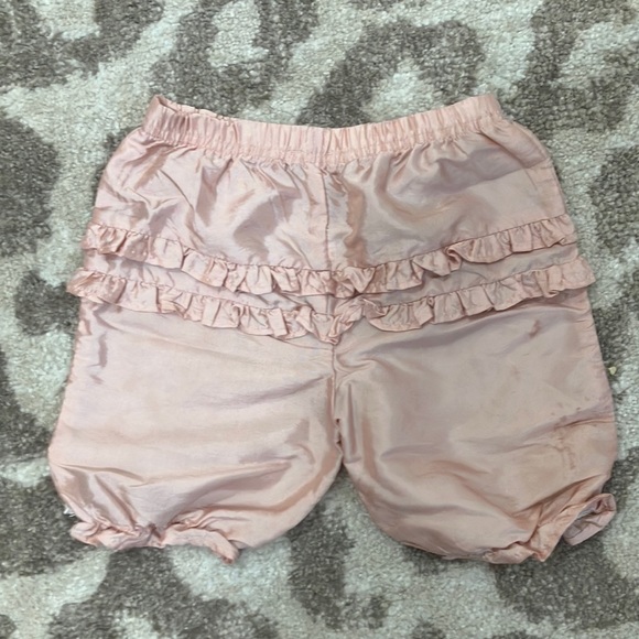 24 Month Old, Pink Velvet Dress with Bloomers and Hat - Picture 4 of 7